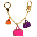 Louis Vuitton Enamel Iconic Speedy Bag Charm Gold/Multi