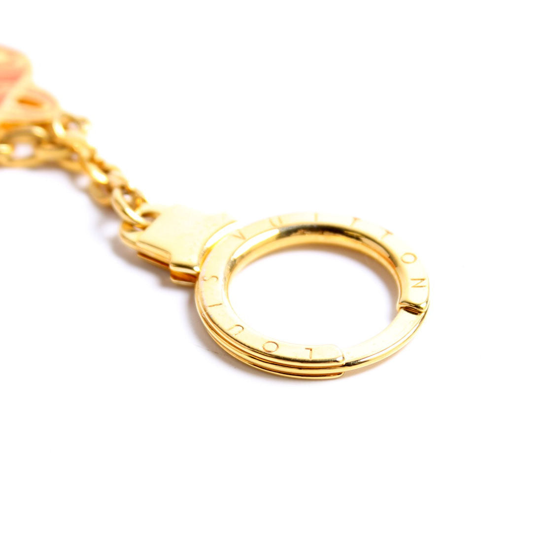 Louis Vuitton Enamel Iconic Speedy Bag Charm Gold/Multi
