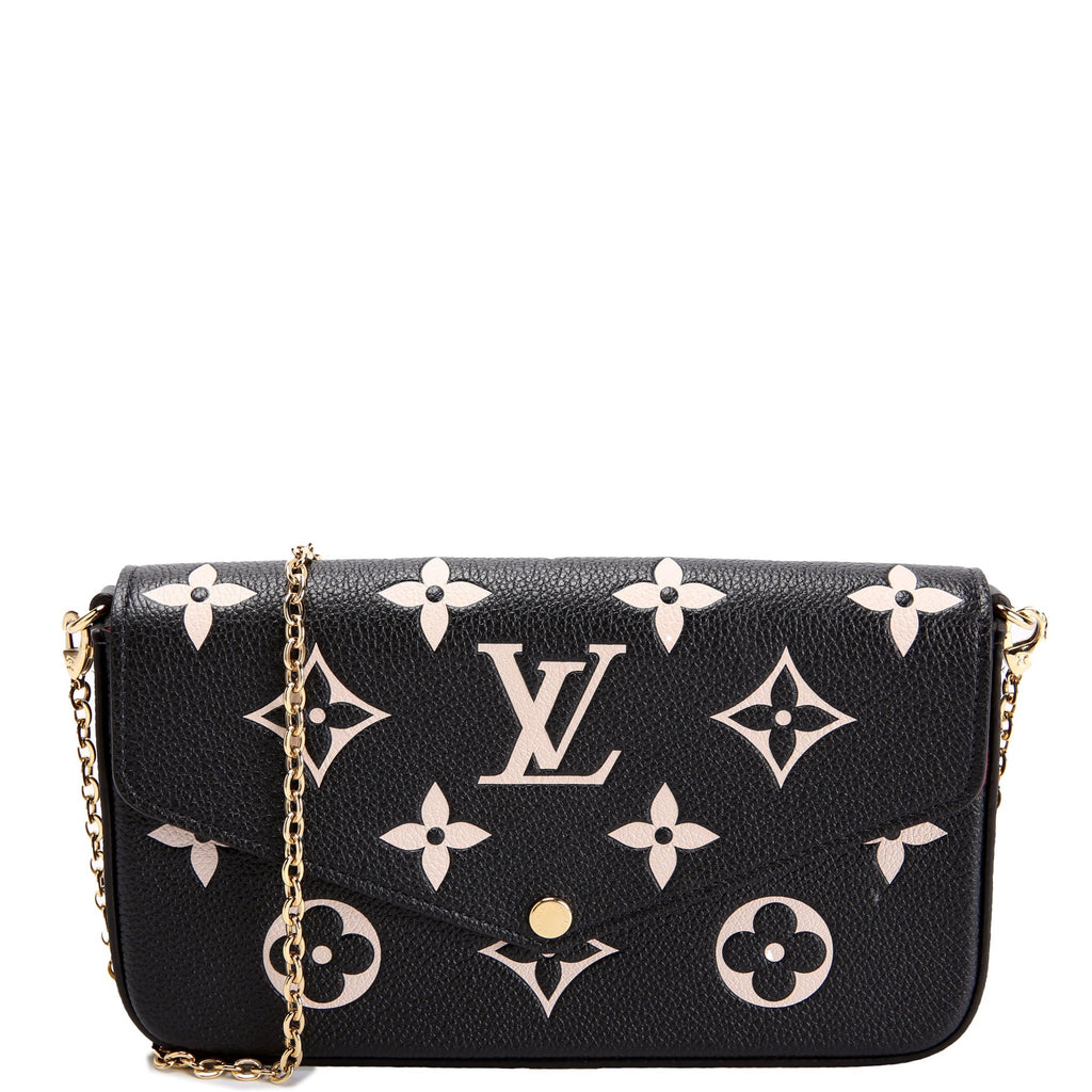 Louis Vuitton Pochette Felicie Bicolor Empreinte Black
