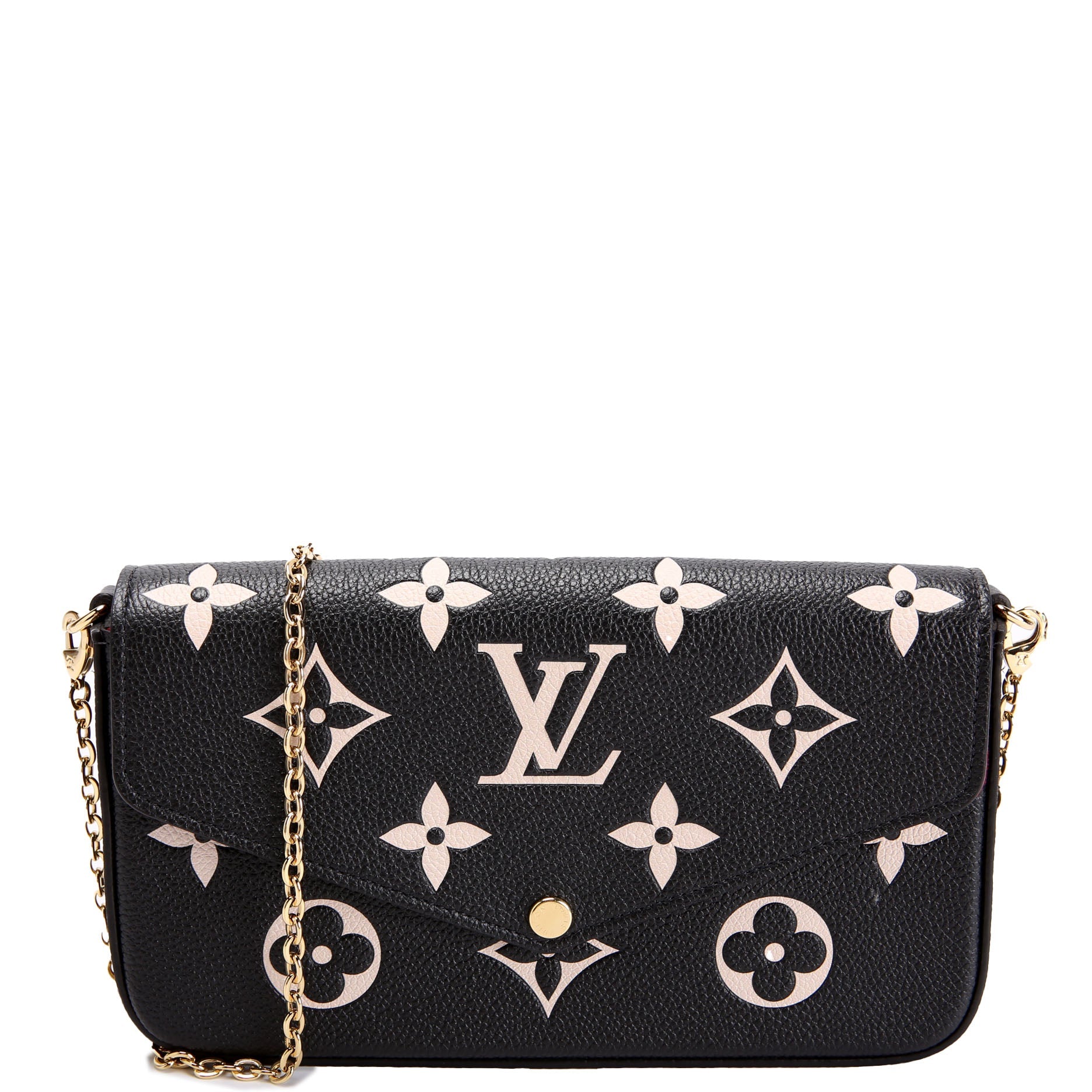 Louis Vuitton Pochette Felicie Bicolor Empreinte Black
