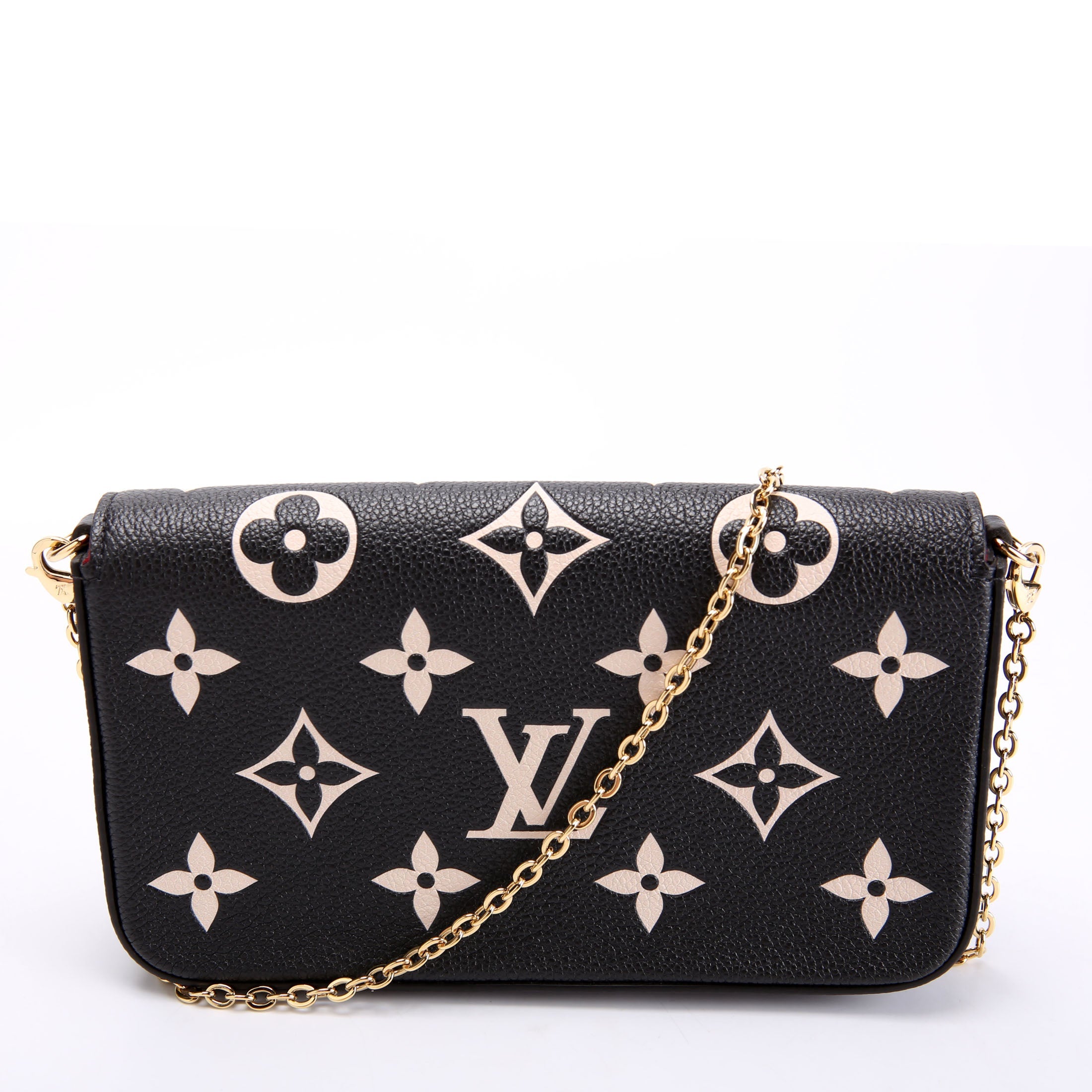 Louis Vuitton Pochette Felicie Bicolor Empreinte Black