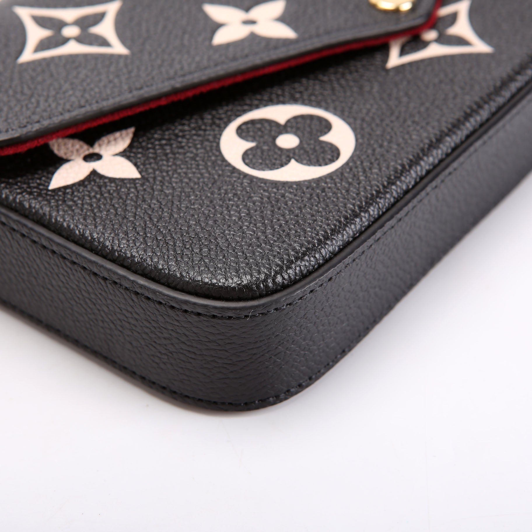 Louis Vuitton Pochette Felicie Bicolor Empreinte Black