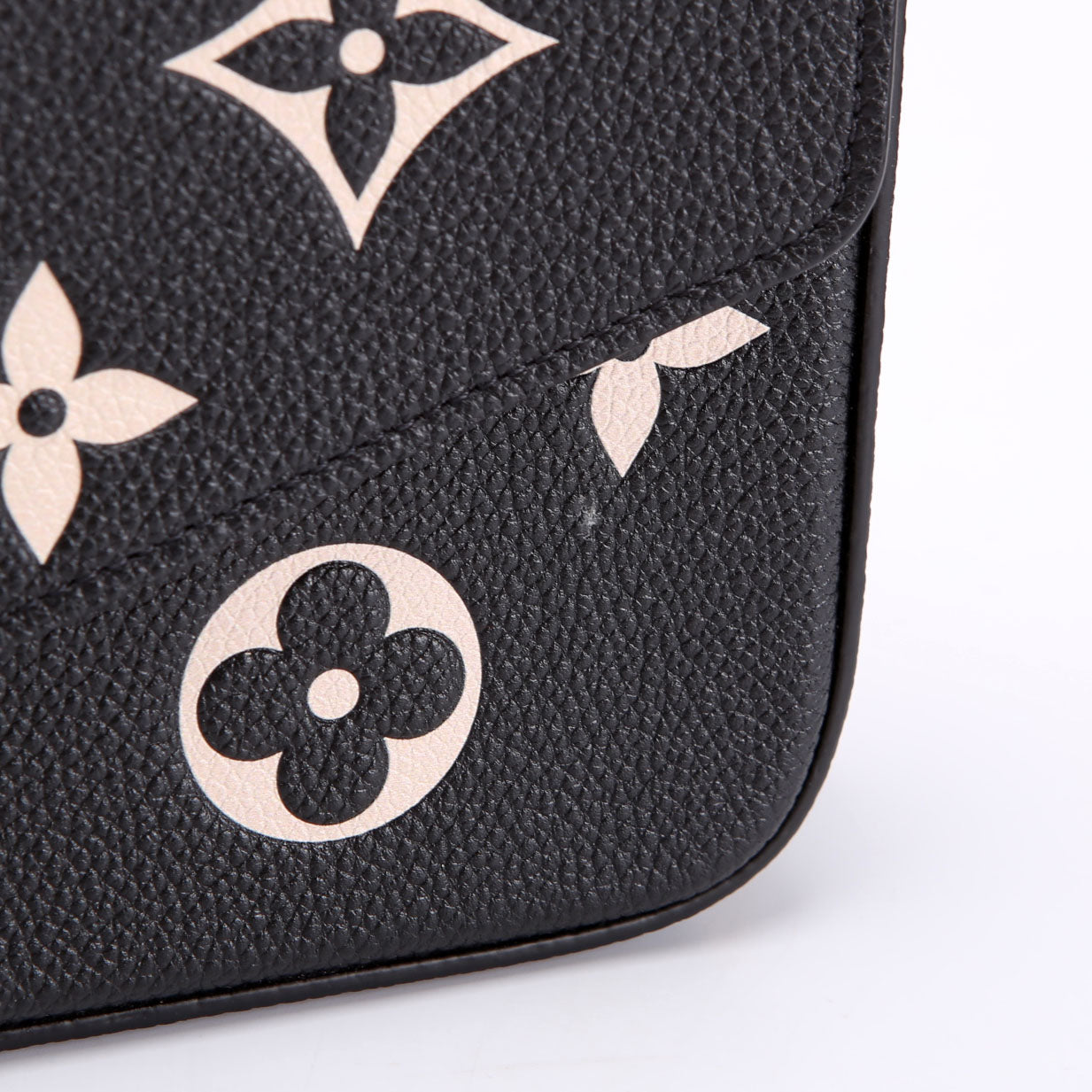 Louis Vuitton Pochette Felicie Bicolor Empreinte Black