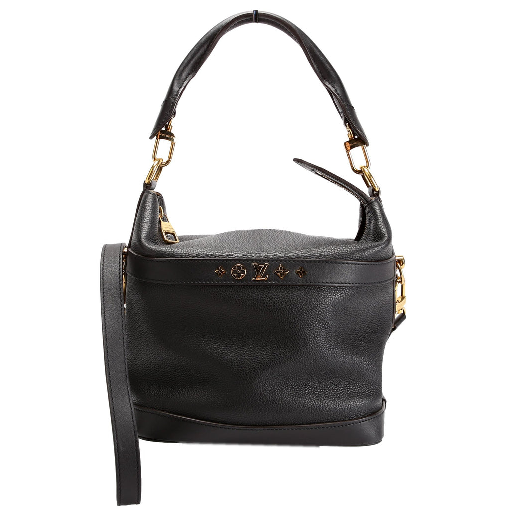 Louis Vuitton Cruiser PM Grained Leather Black/Gold
