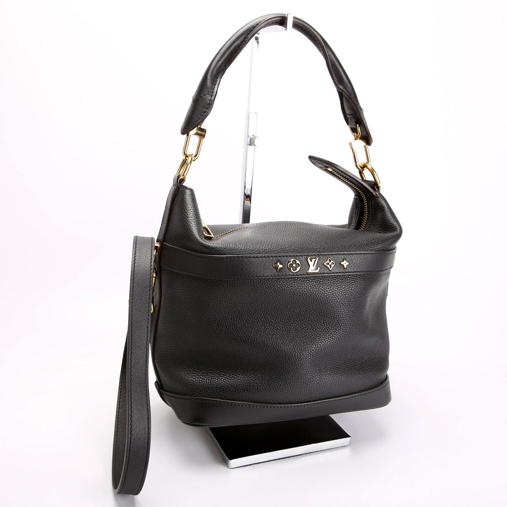 Louis Vuitton Cruiser PM Grained Leather Black/Gold