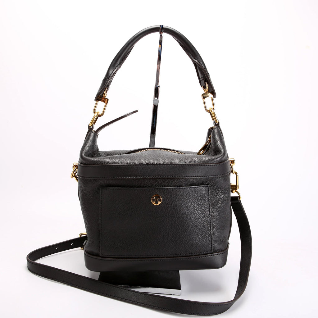 Louis Vuitton Cruiser PM Grained Leather Black/Gold