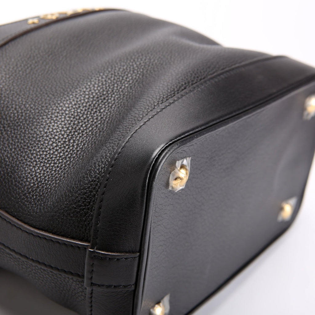 Louis Vuitton Cruiser PM Grained Leather Black/Gold