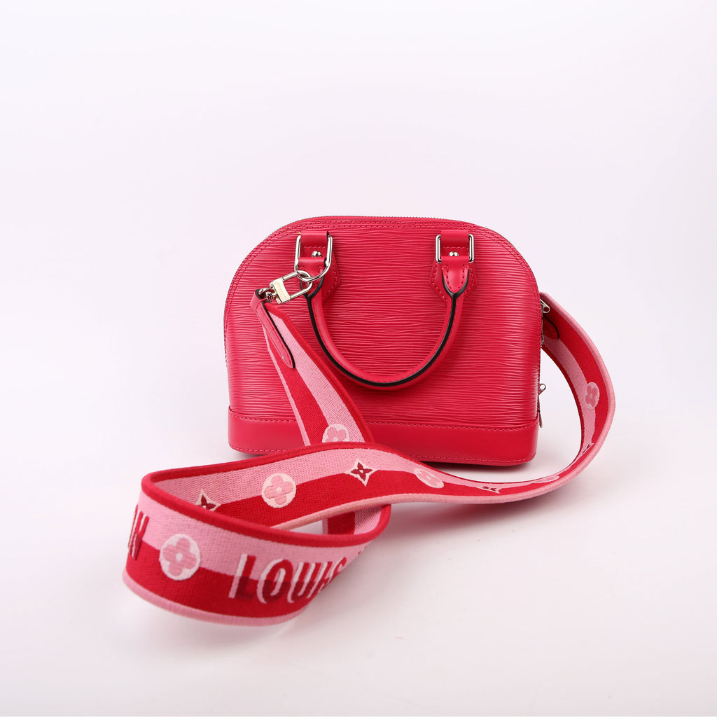 Louis Vuitton Alma BB Epi With Strap Pink
