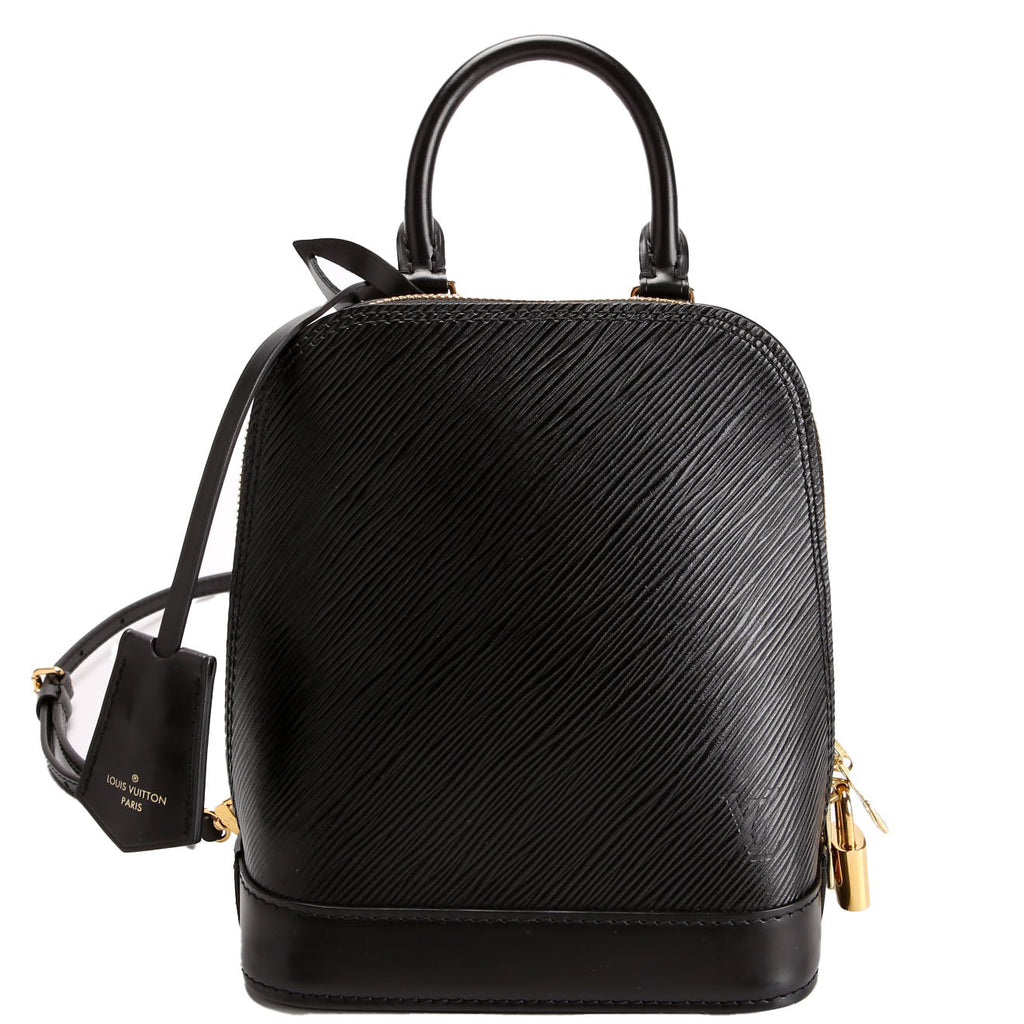 Louis Vuitton Alma Backpack Epi Leather Black