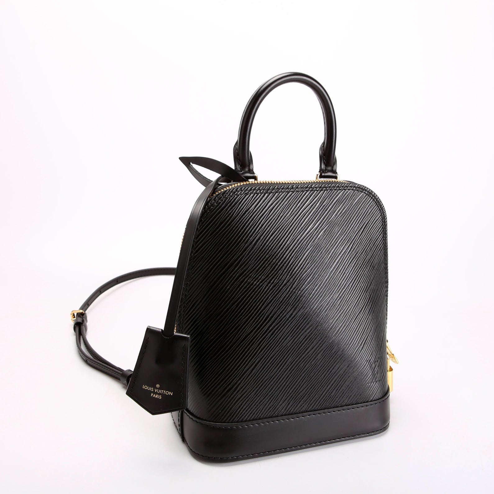 Louis Vuitton Alma Backpack Epi Leather Black