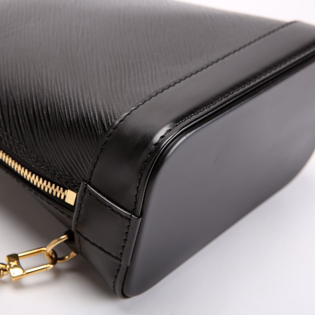 Louis Vuitton Alma Backpack Epi Leather Black