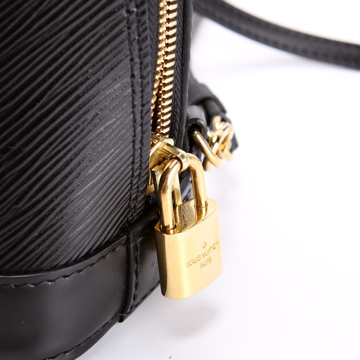 Louis Vuitton Alma Backpack Epi Leather Black