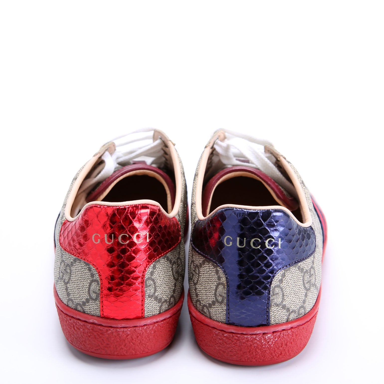 Gucci Ace Web Sneakers size 36 Red/Blue/Beige