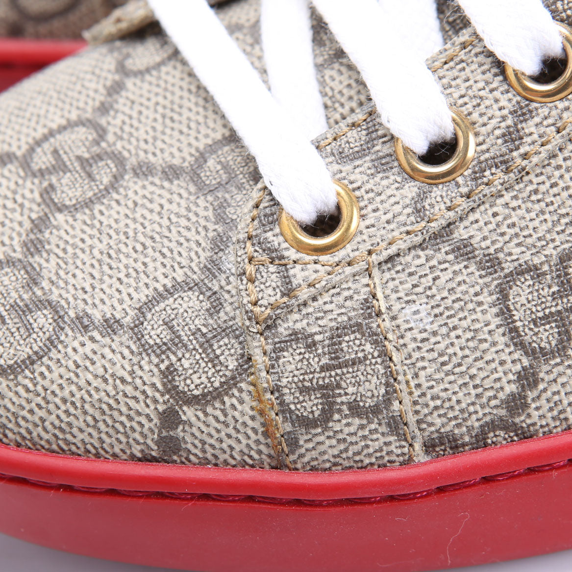 Gucci Ace Web Sneakers size 36 Red/Blue/Beige
