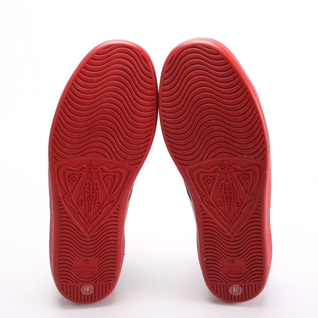 Gucci Ace Web Sneakers size 36 Red/Blue/Beige