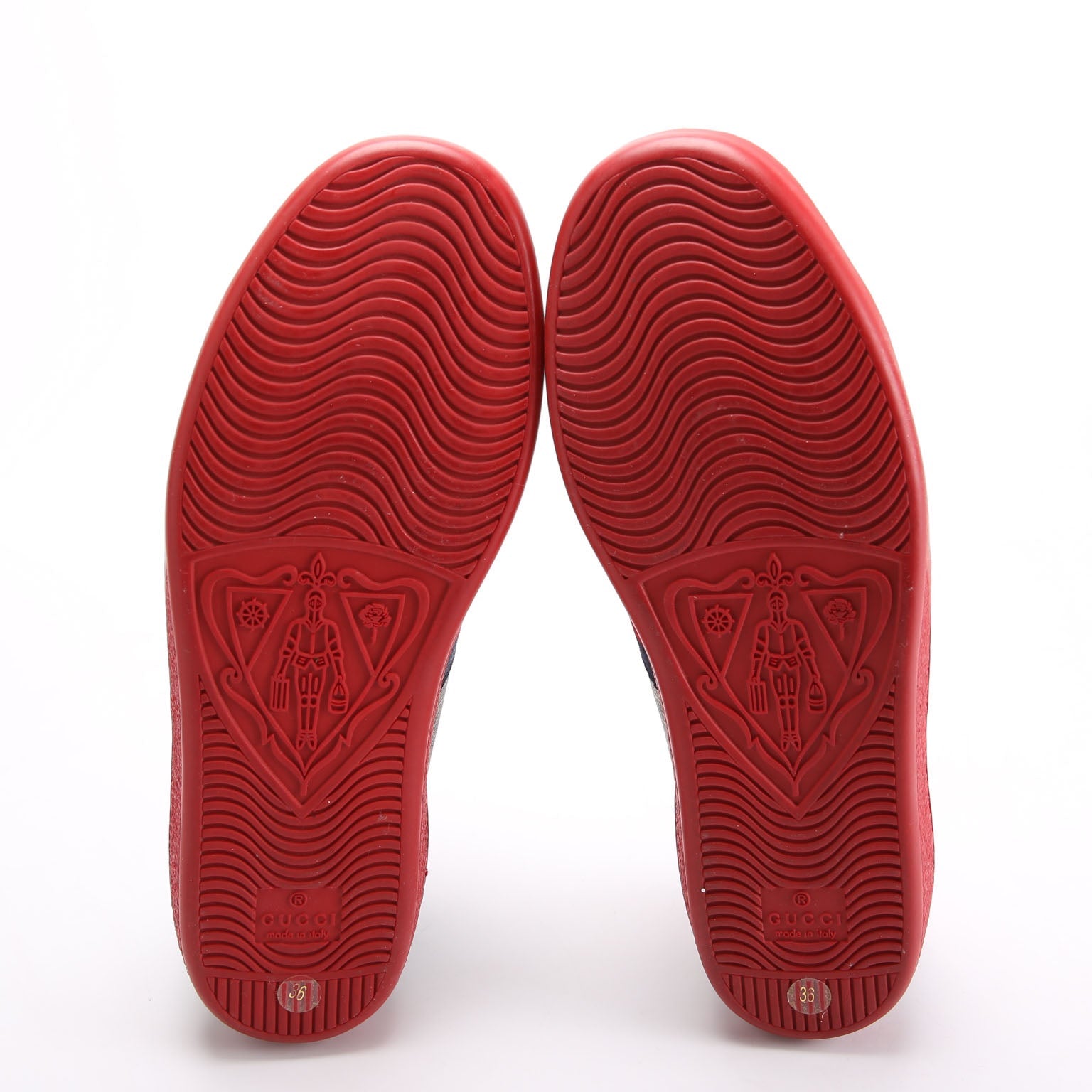 Gucci Ace Web Sneakers size 36 Red/Blue/Beige