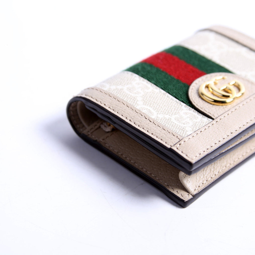 Gucci 523155 Ophidia GG Card Case Wallet