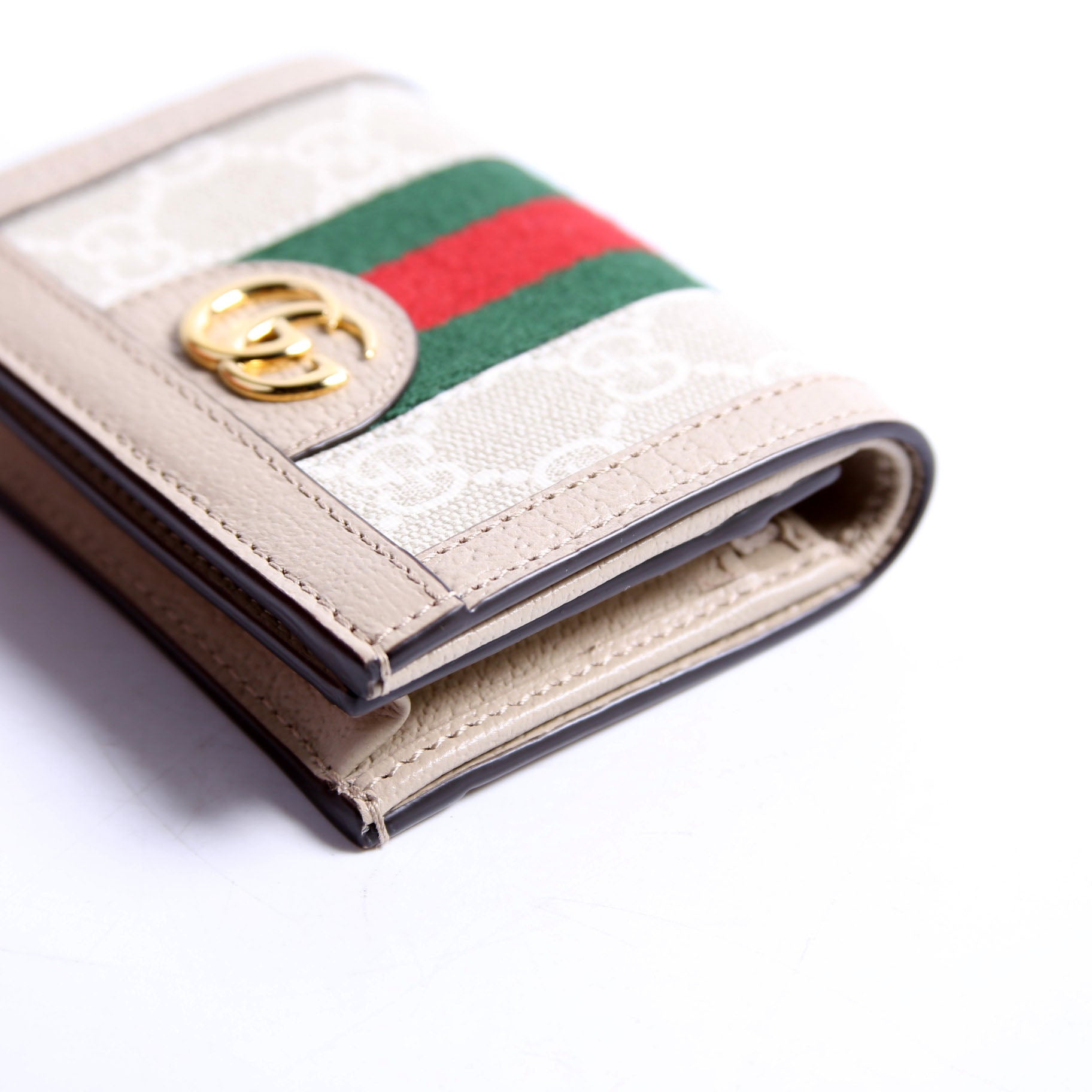 Gucci 523155 Ophidia GG Card Case Wallet