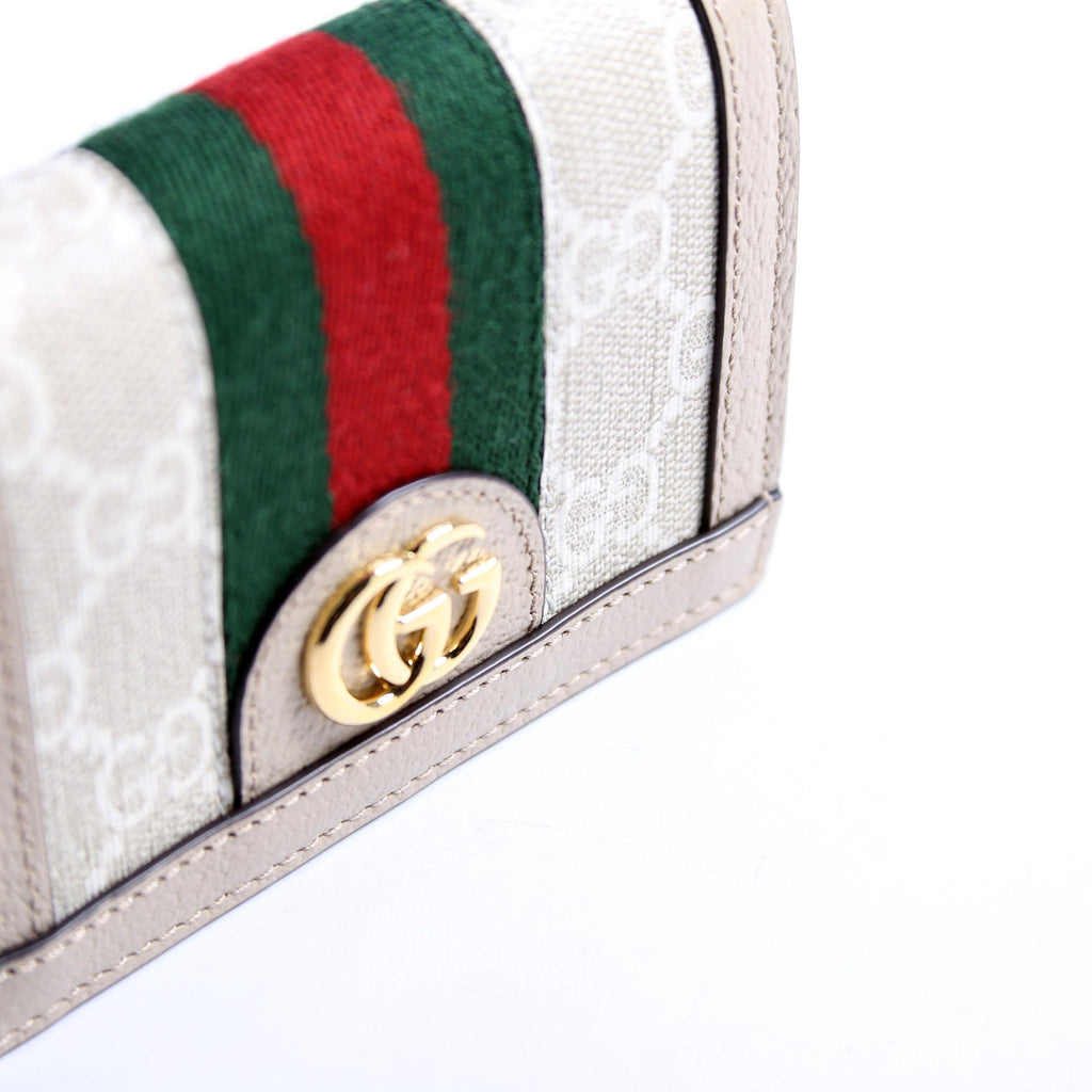 Gucci 523155 Ophidia GG Card Case Wallet