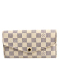 Louis Vuitton Sarah Wallet Damier Azur
