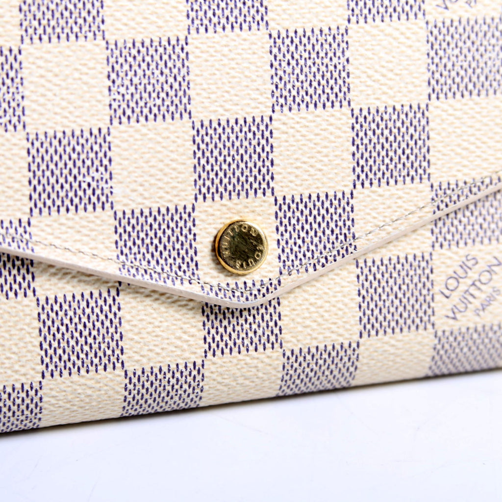 Louis Vuitton Sarah Wallet Damier Azur