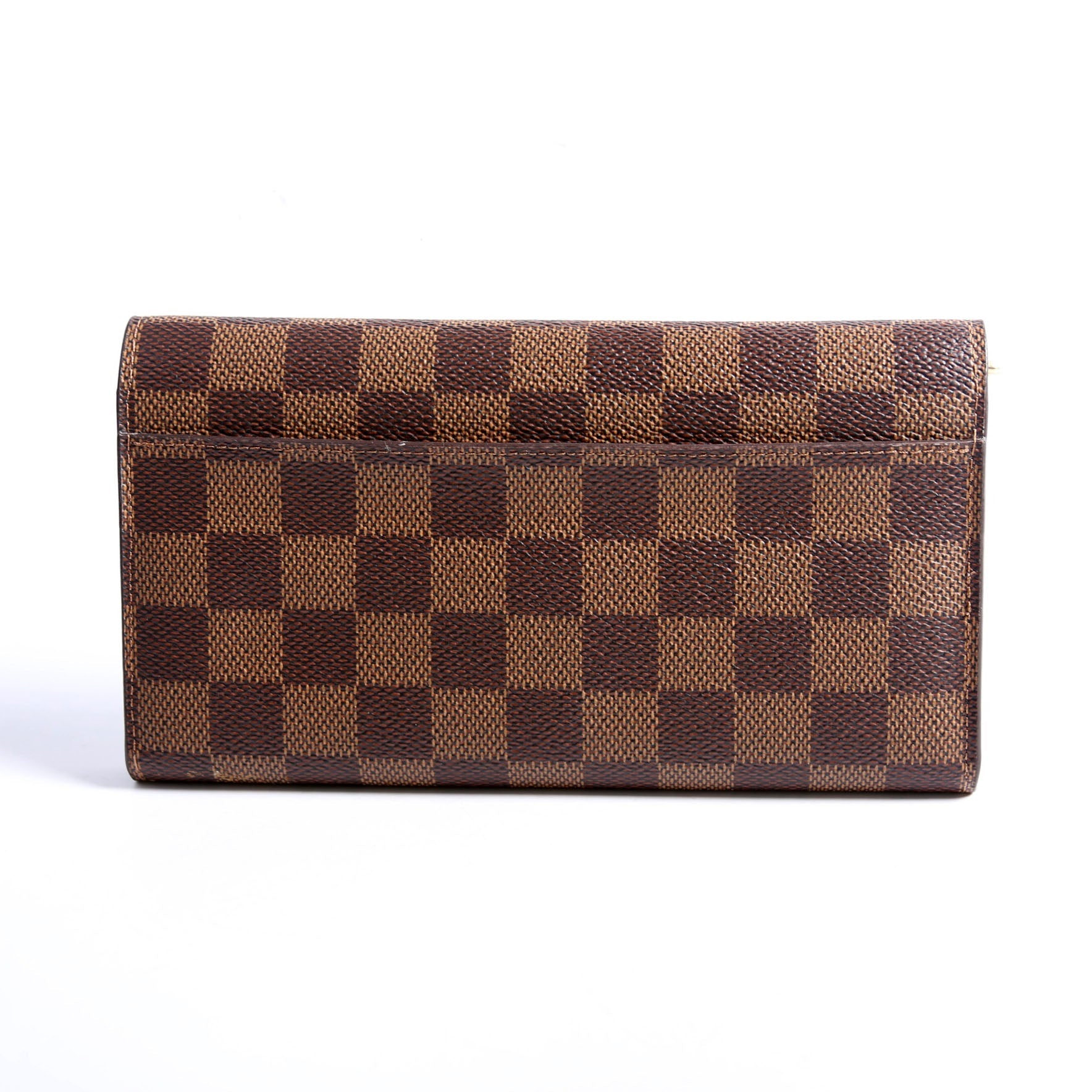 Louis Vuitton Sarah Wallet Damier Ebene Newer Pink