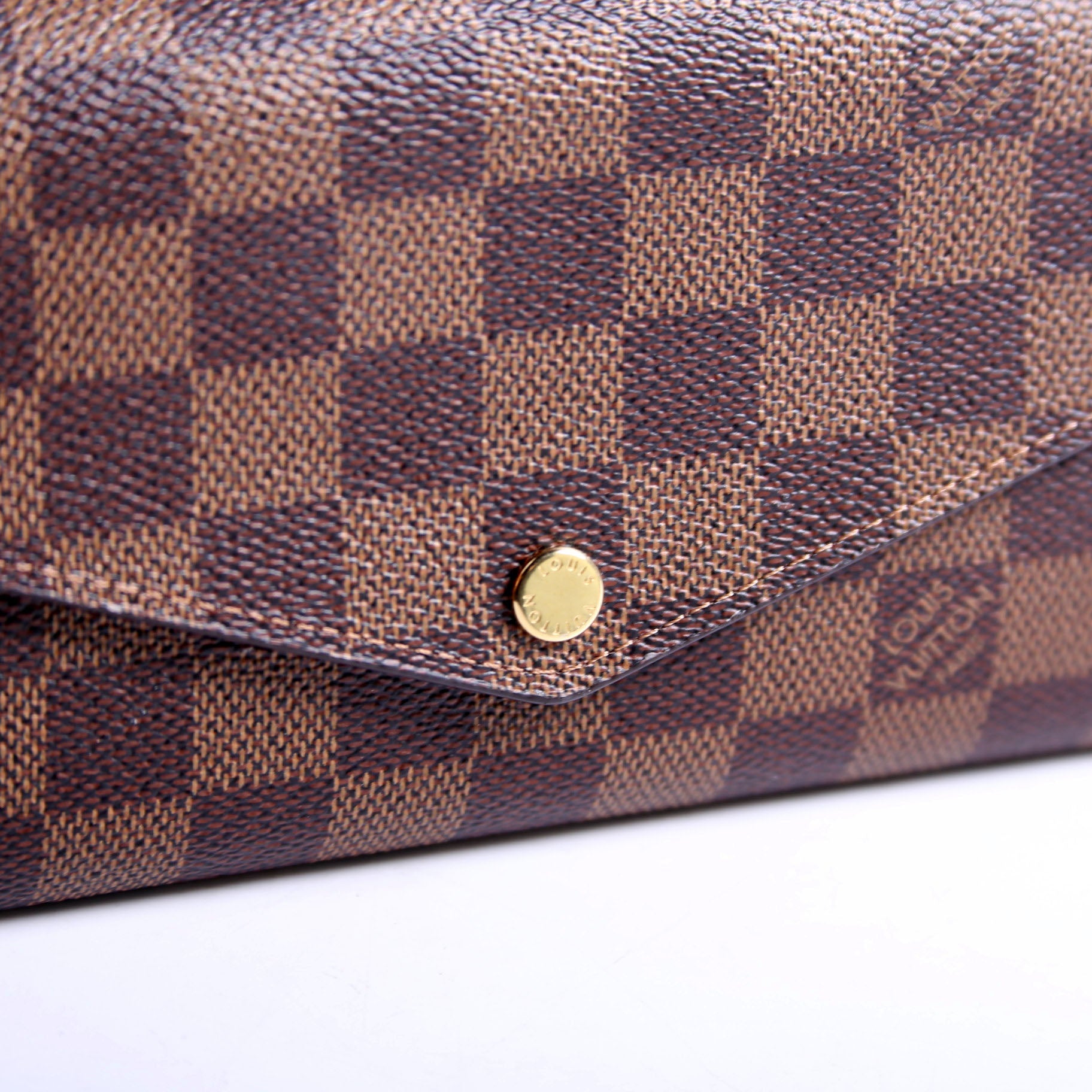 Louis Vuitton Sarah Wallet Damier Ebene Newer Pink