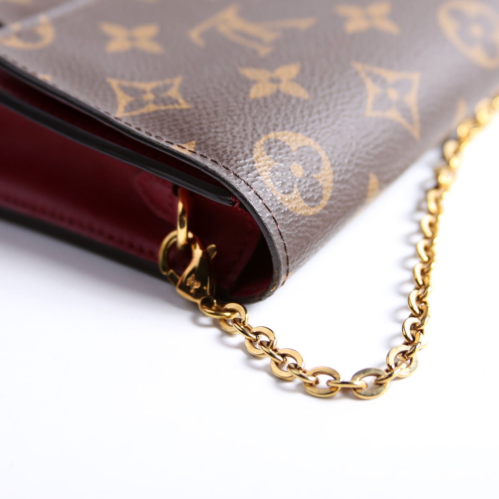 Louis Vuitton Flore Chain Wallet Monogram