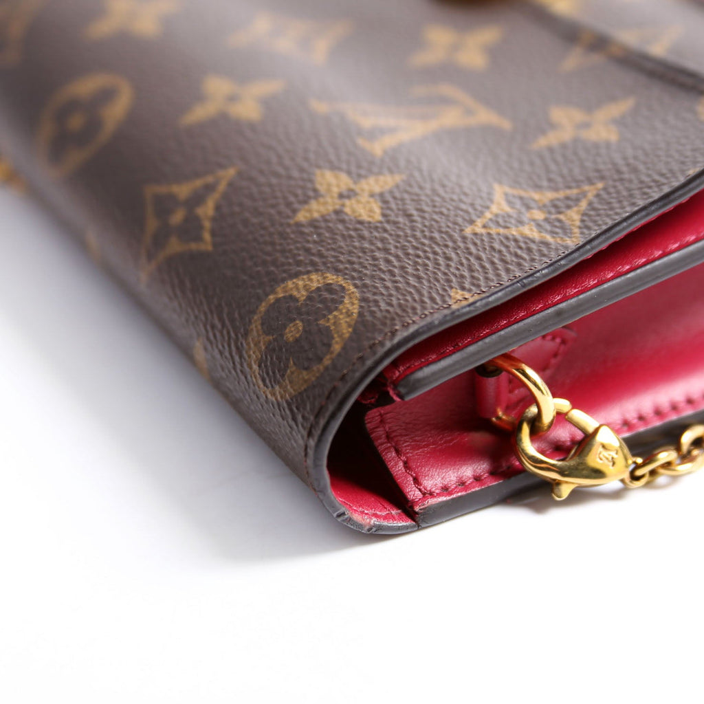 Louis Vuitton Flore Chain Wallet Monogram