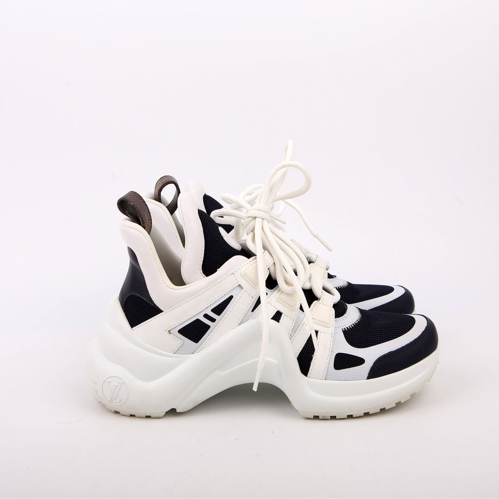 Louis Vuitton Archlight Sneakers Size 35 Navy Blue