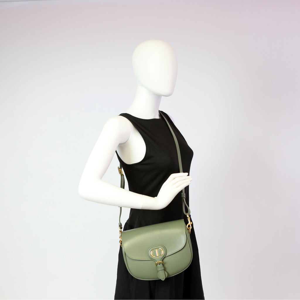 Christian Dior Bobby Bag Medium Calfskin Green