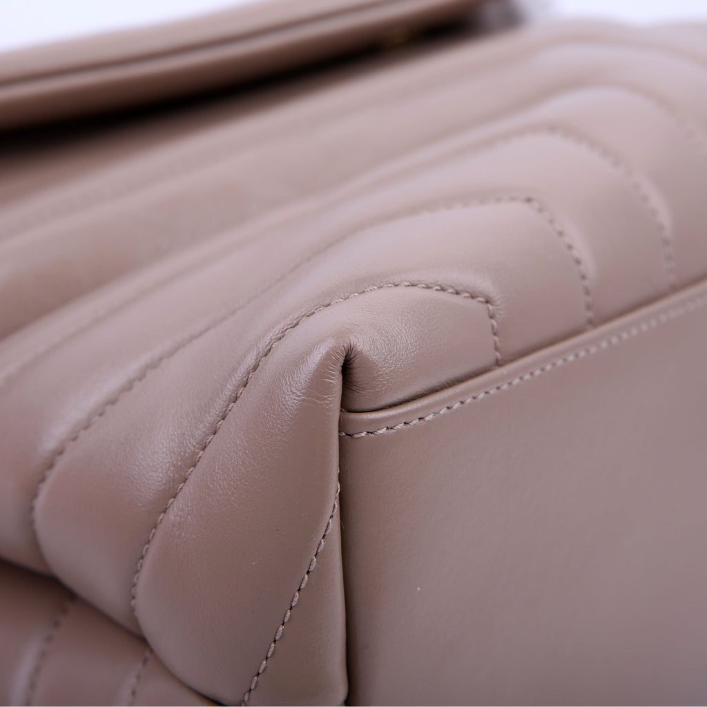 Saint Laurent Loulou Medium Quilted 574946 Beige