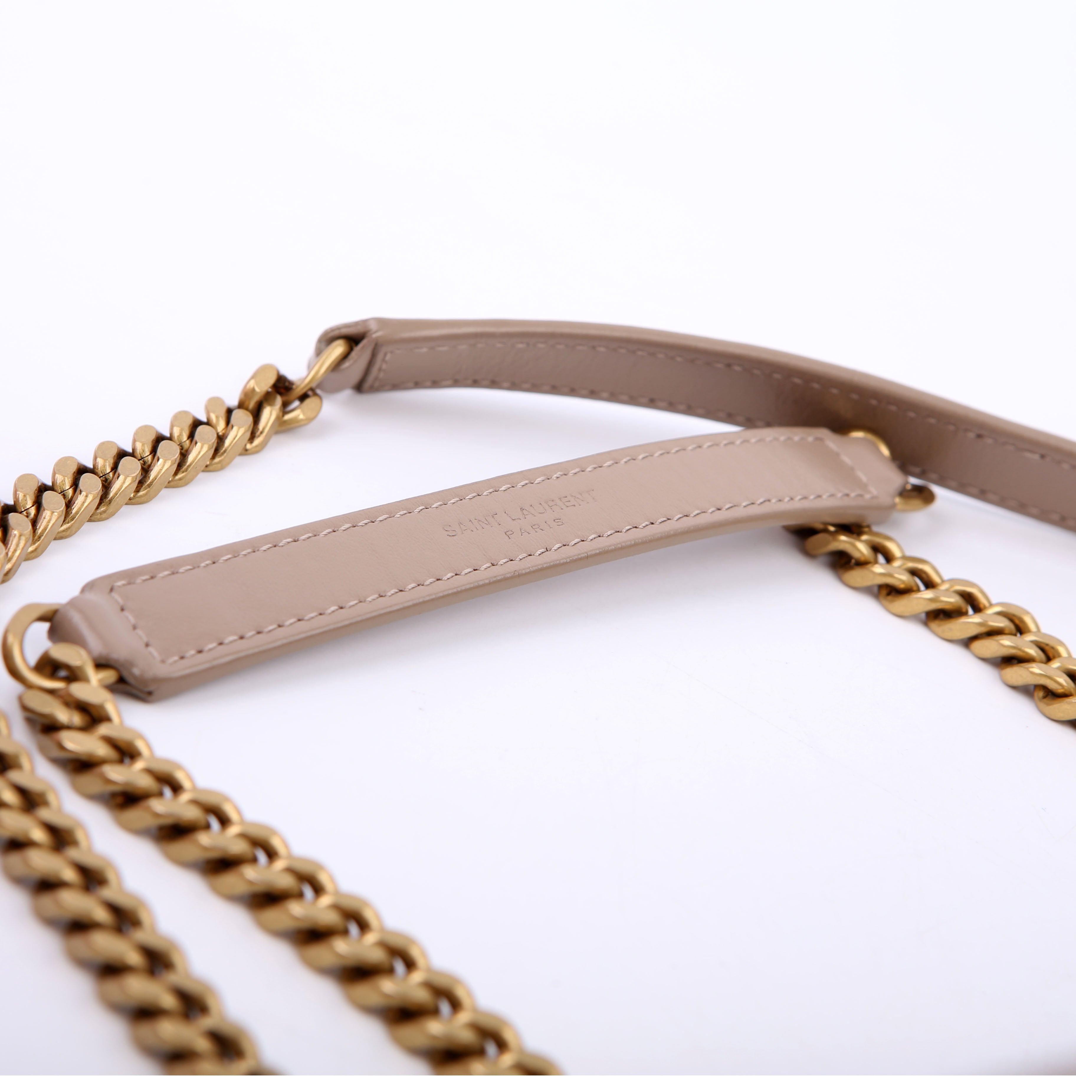Saint Laurent Loulou Medium Quilted 574946 Beige