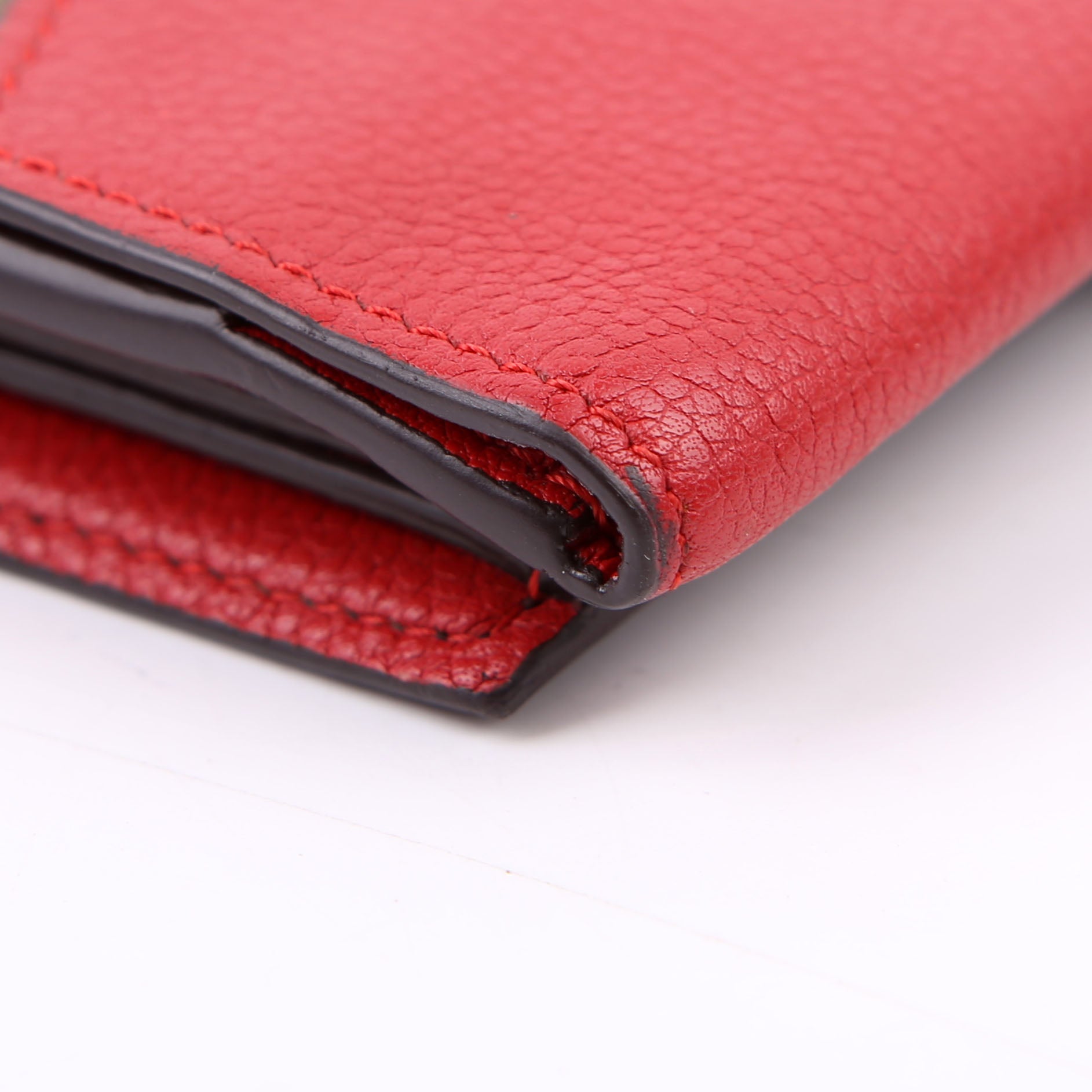 Louis Vuitton Pallas Wallet Compact Monogram Red