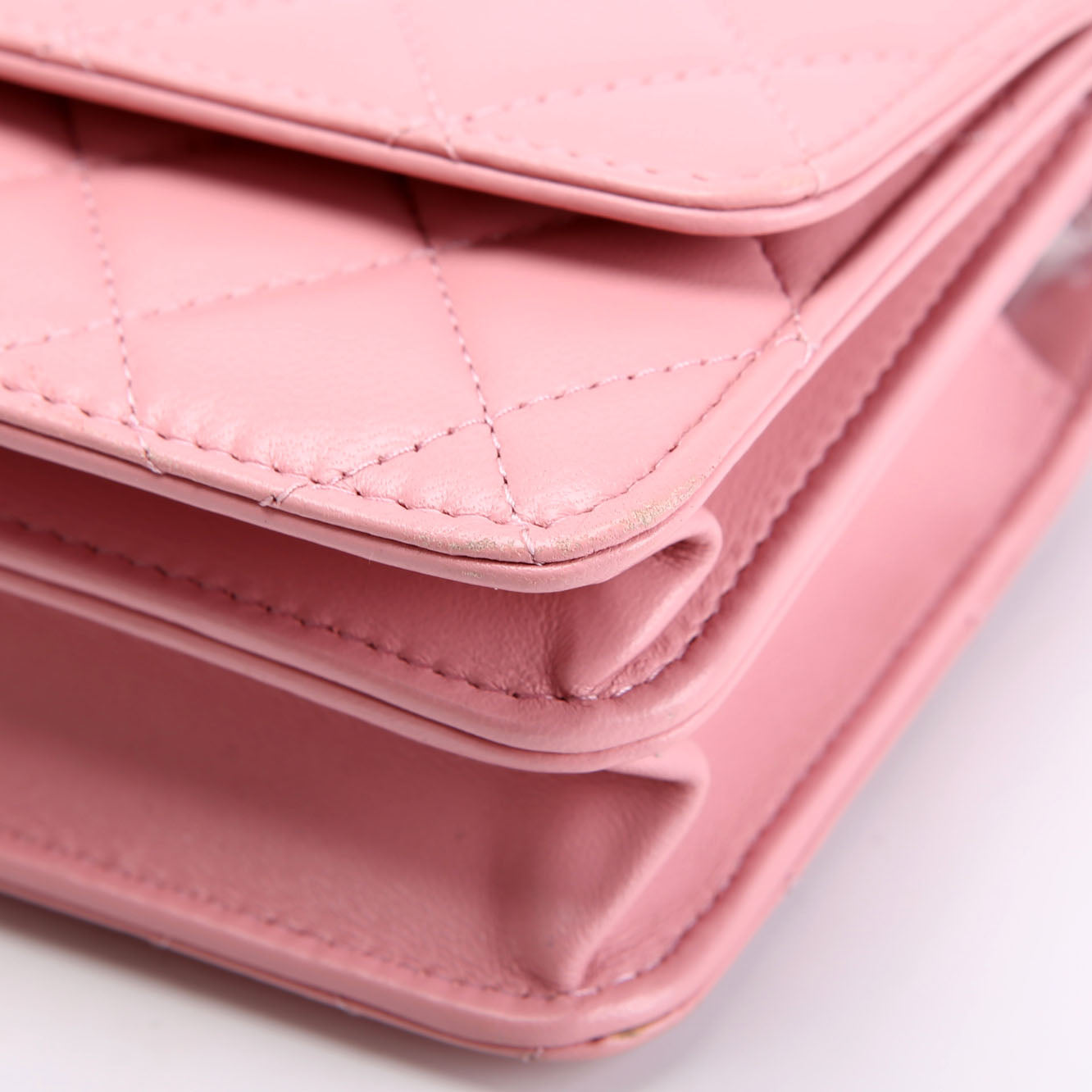 Chanel Crystal CC Top Handle Phone Holder Lambskin (RFID) Pink/Gold