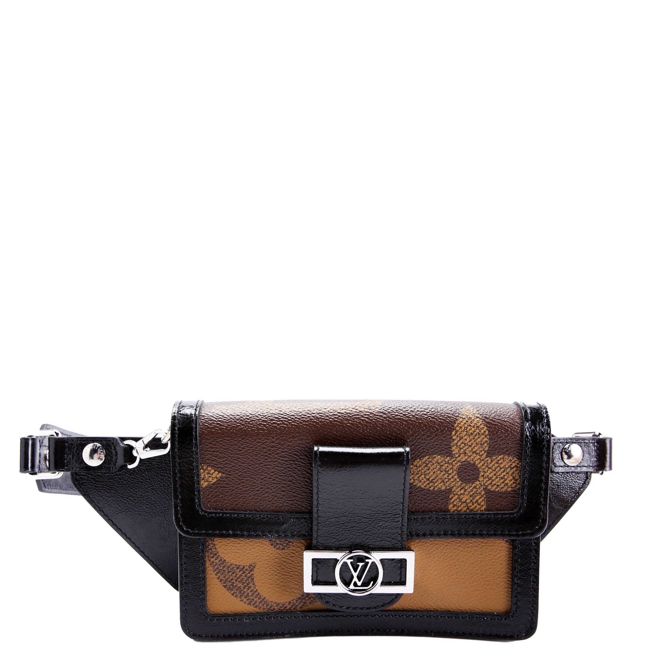 Louis Vuitton Dauphine Belt Bag Reversed Monogram Black