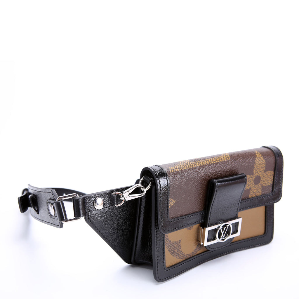 Louis Vuitton Dauphine Belt Bag Reversed Monogram Black