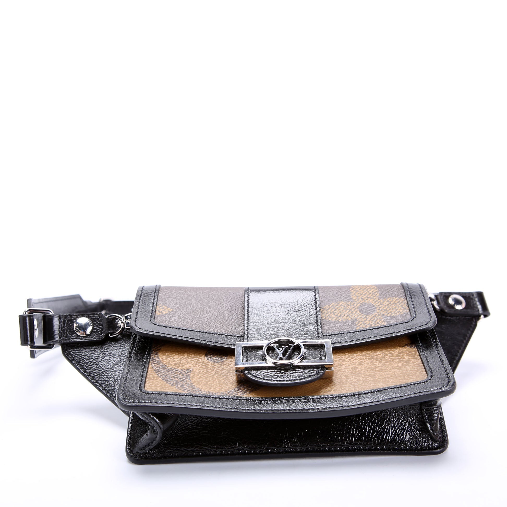 Louis Vuitton Dauphine Belt Bag Reversed Monogram Black