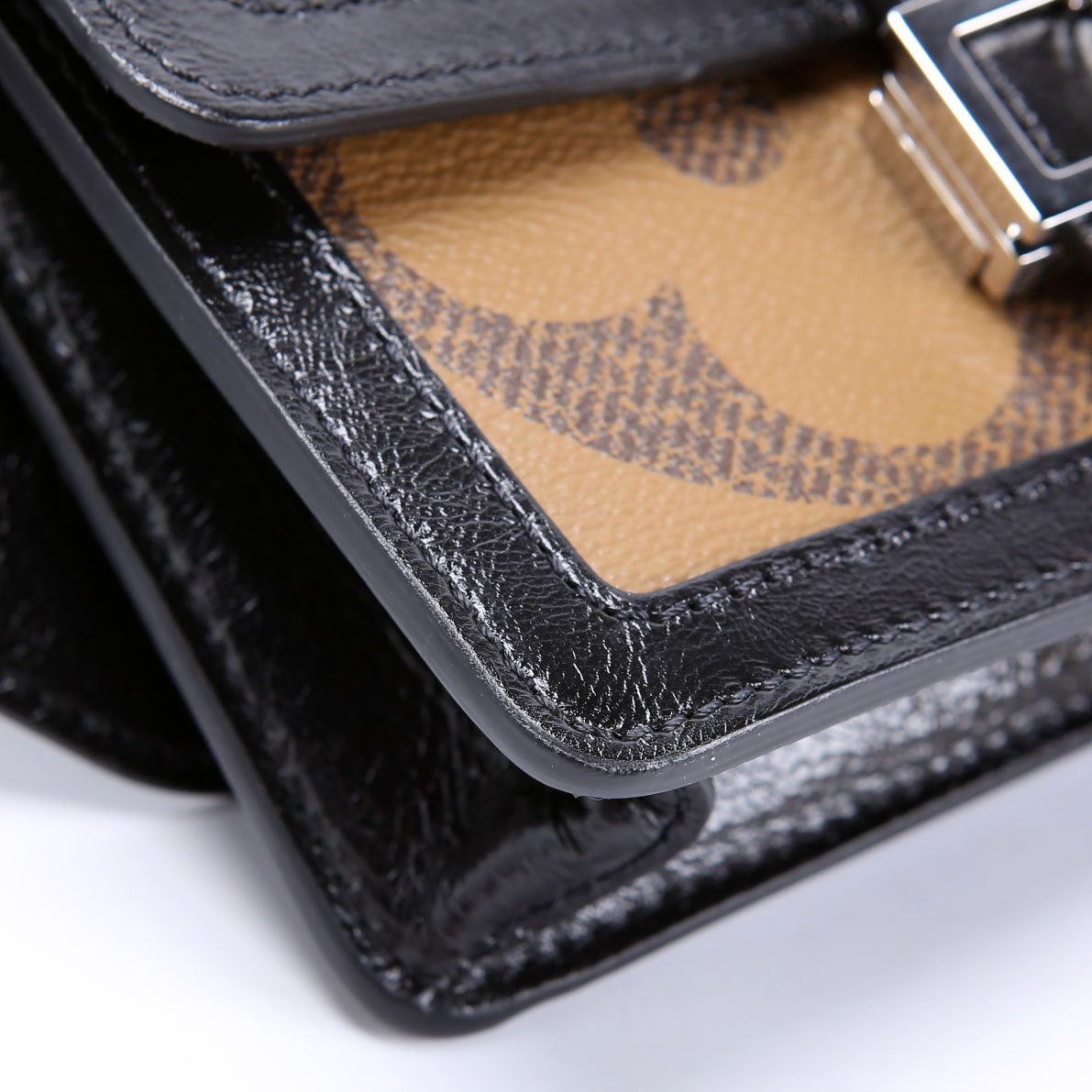 Louis Vuitton Dauphine Belt Bag Reversed Monogram Black