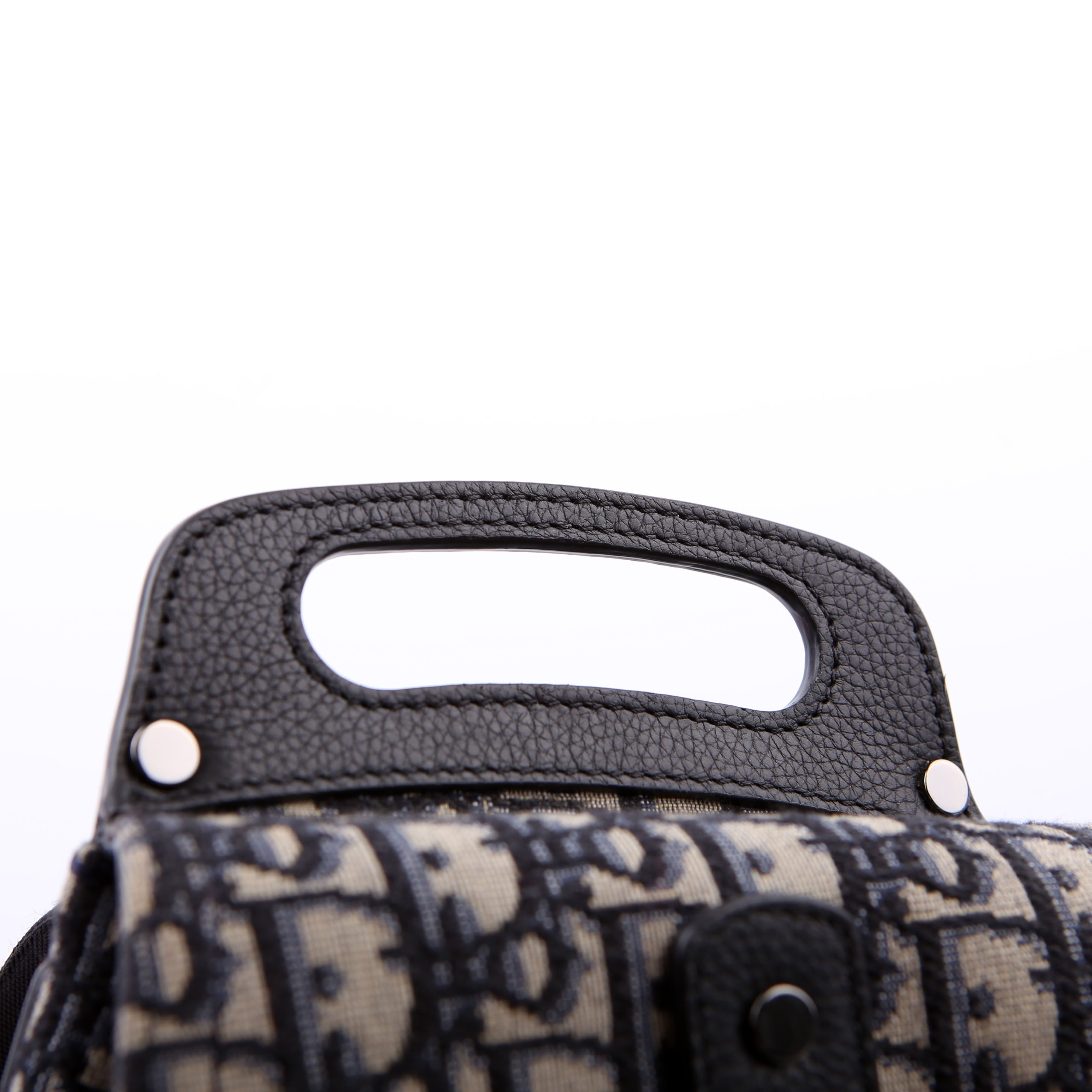 Christian Dior Saddle Backpack XS Oblique Blue