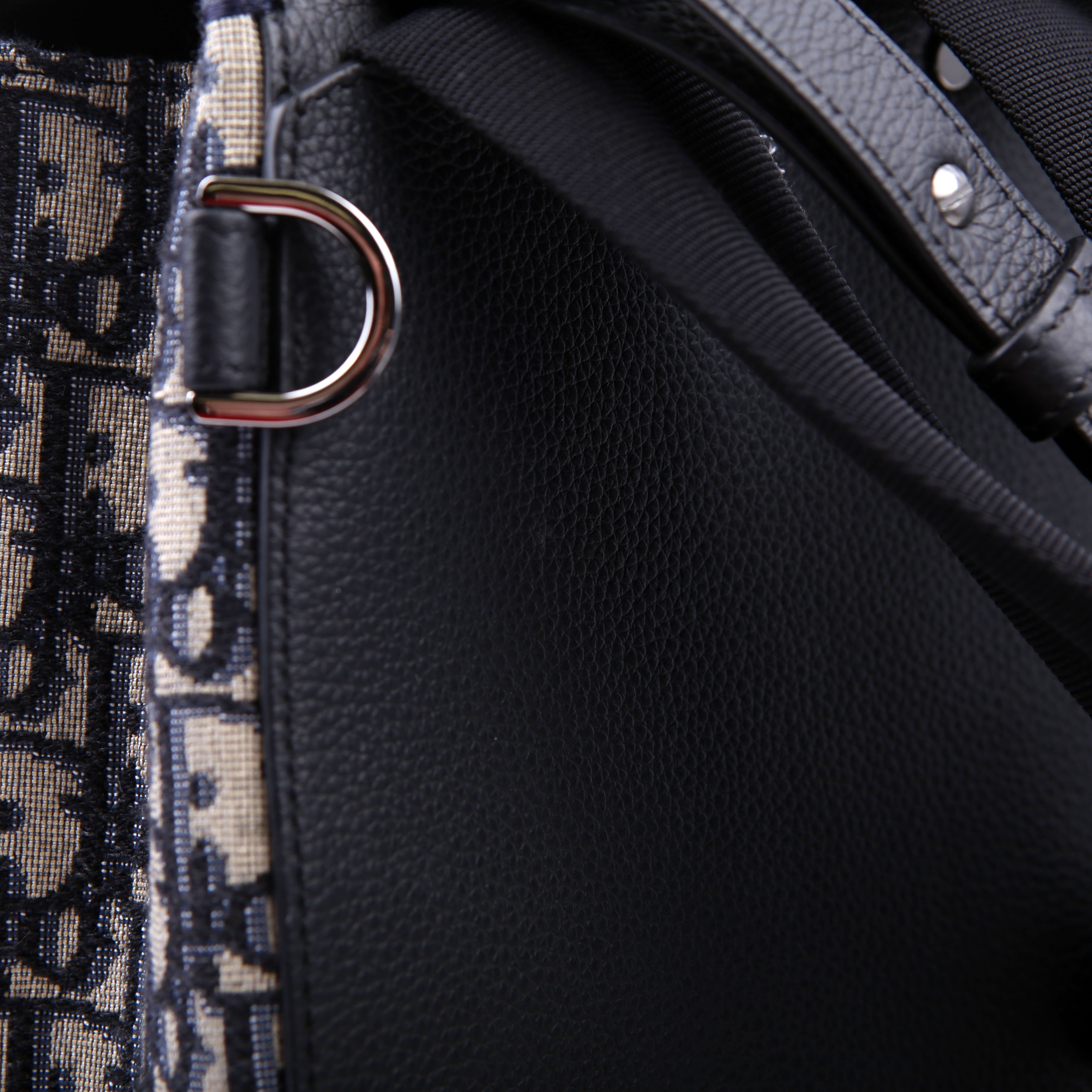 Christian Dior Saddle Backpack XS Oblique Blue