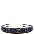 Gucci GG Denim Headband Navy