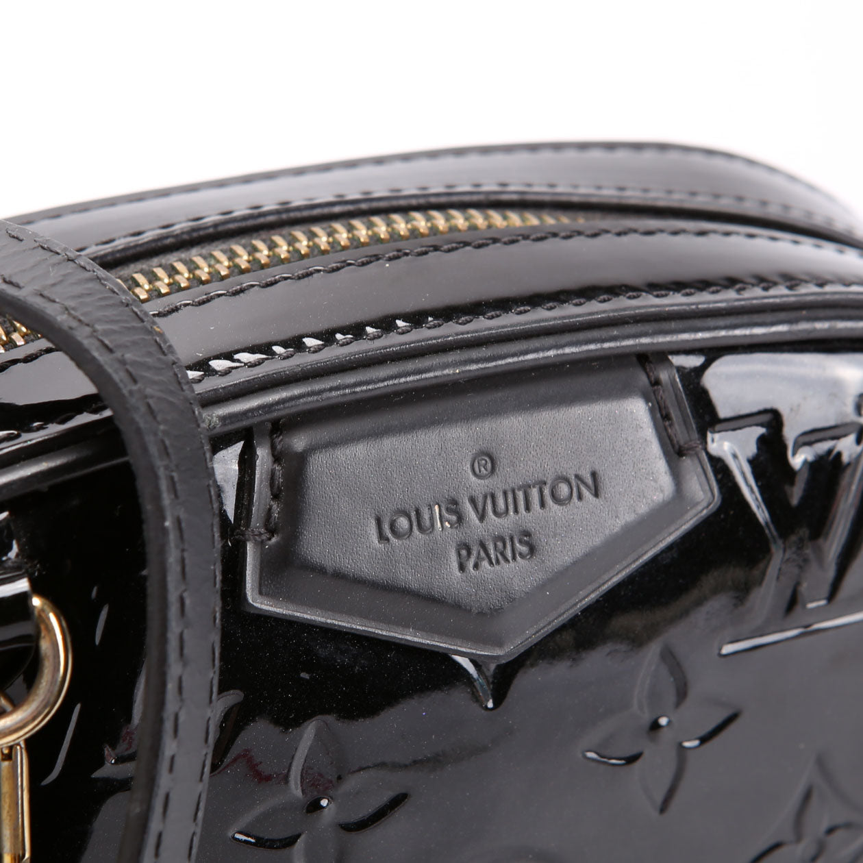 Louis Vuitton Convertible Belt Bag Vernis Black
