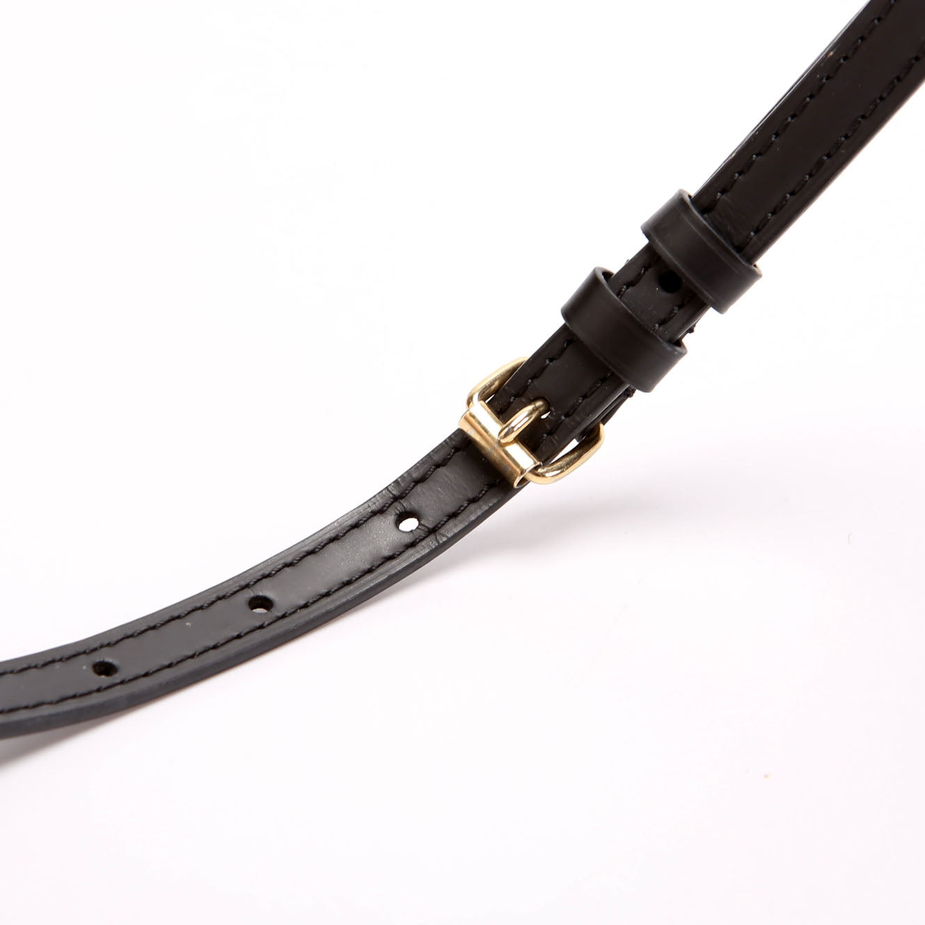 Louis Vuitton Convertible Belt Bag Vernis Black