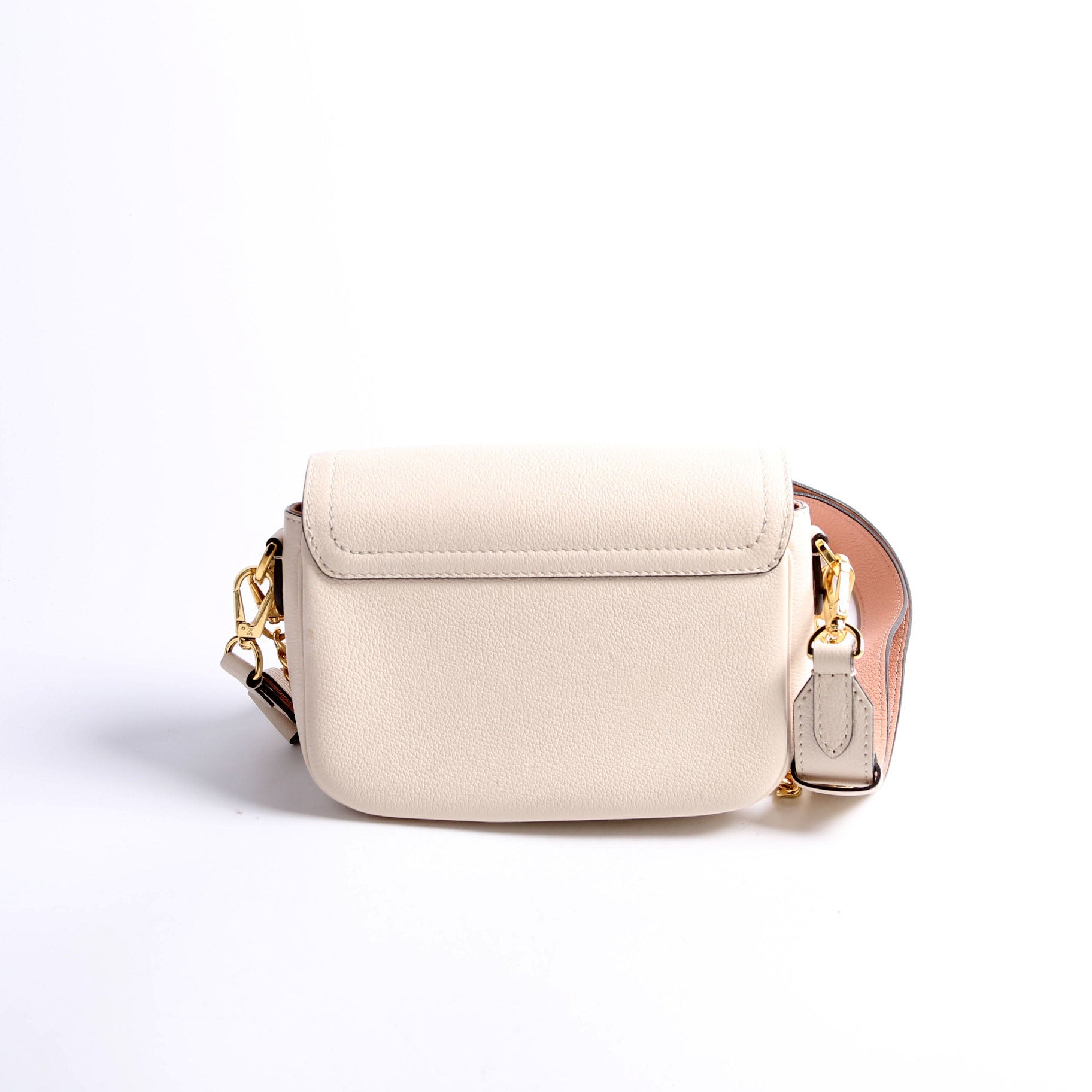 Louis Vuitton LockMe Tender Supple Calfskin Cream/Pink