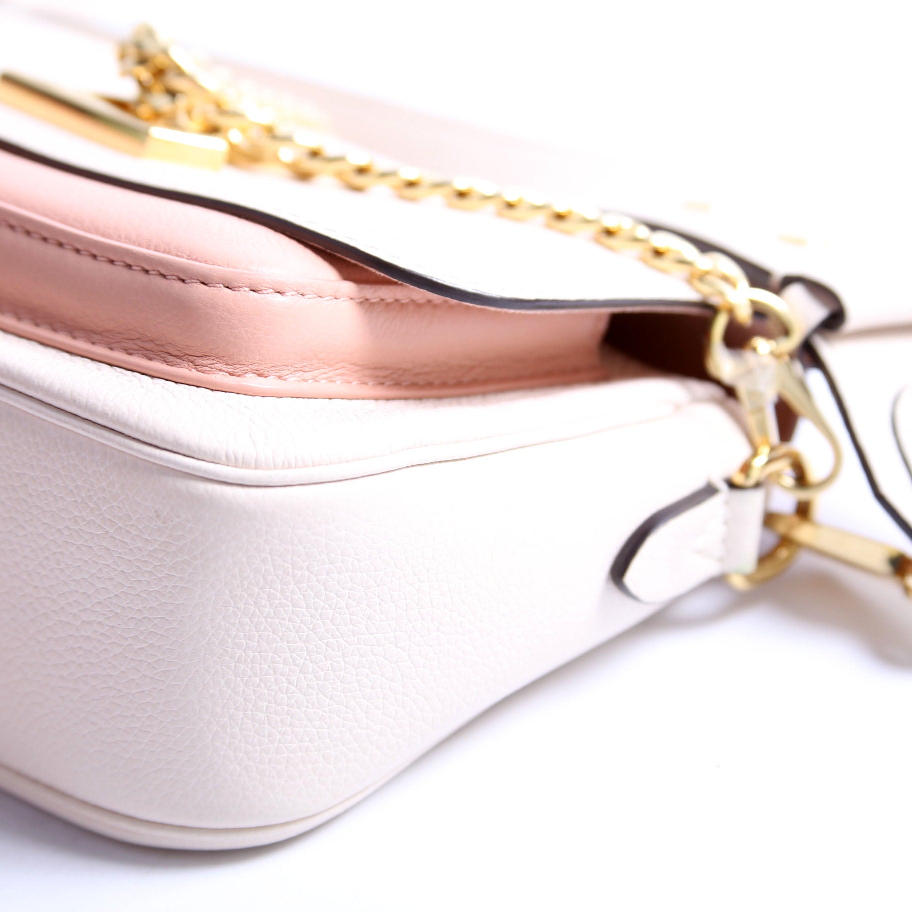 Louis Vuitton LockMe Tender Supple Calfskin Cream/Pink