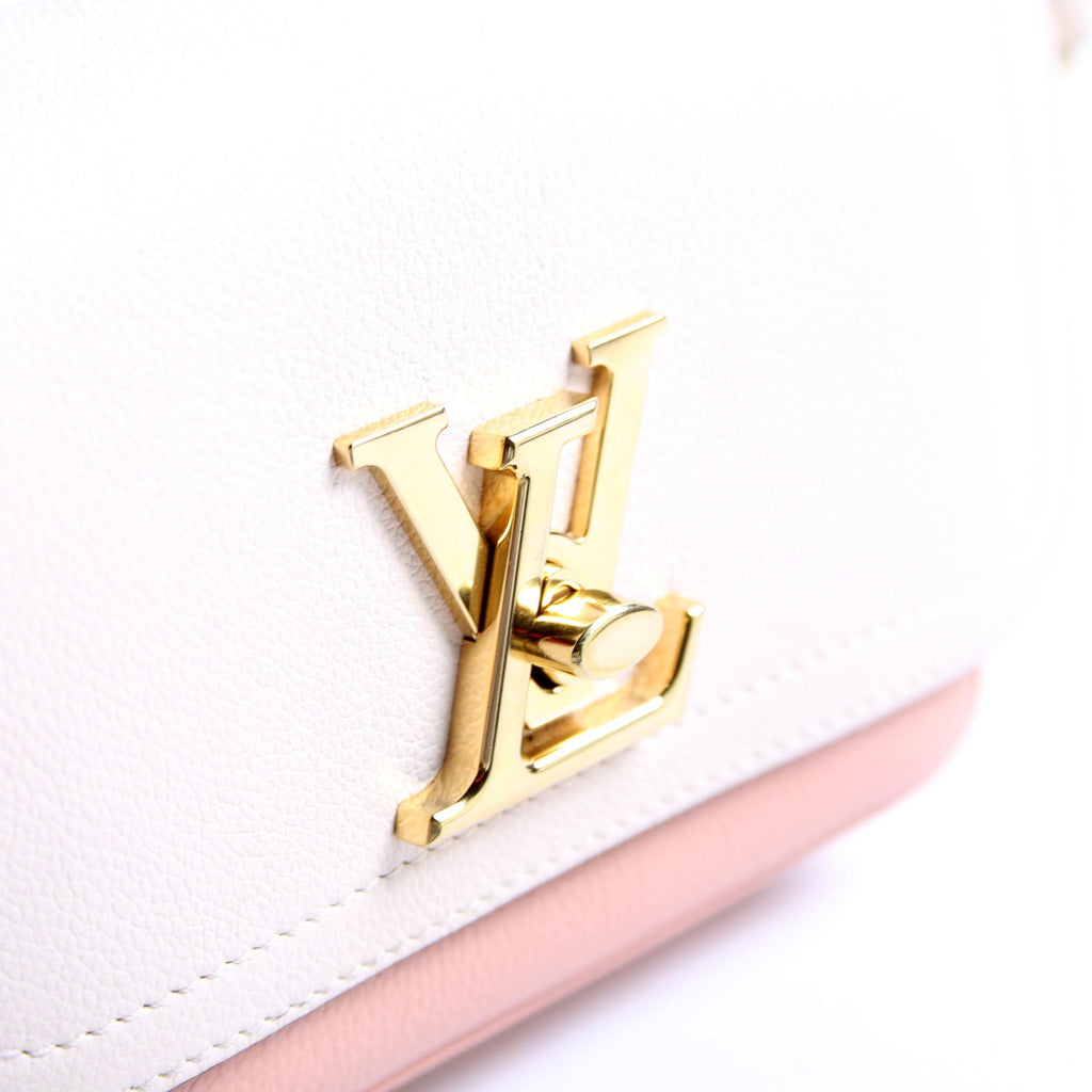 Louis Vuitton LockMe Tender Supple Calfskin Cream/Pink