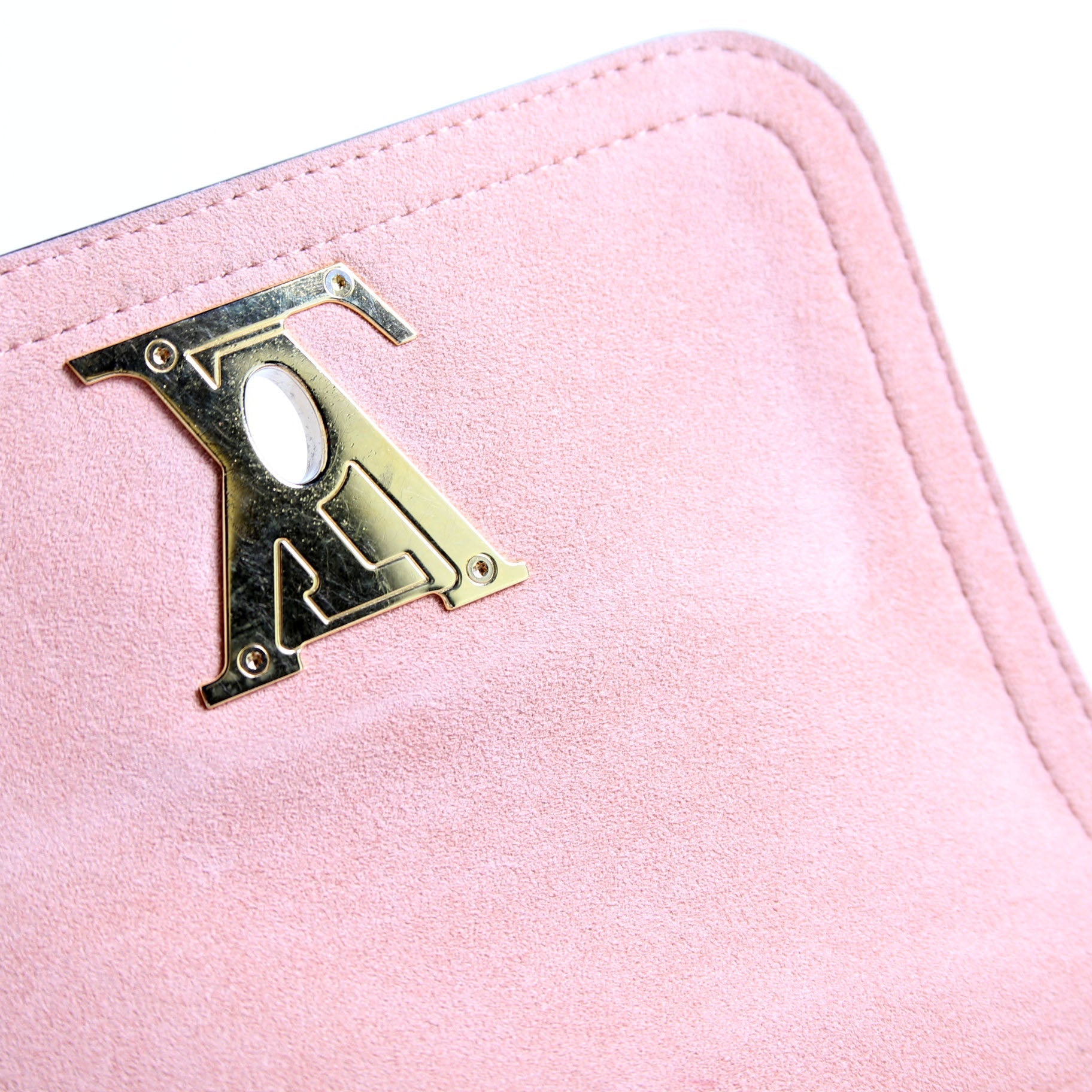 Louis Vuitton LockMe Tender Supple Calfskin Cream/Pink