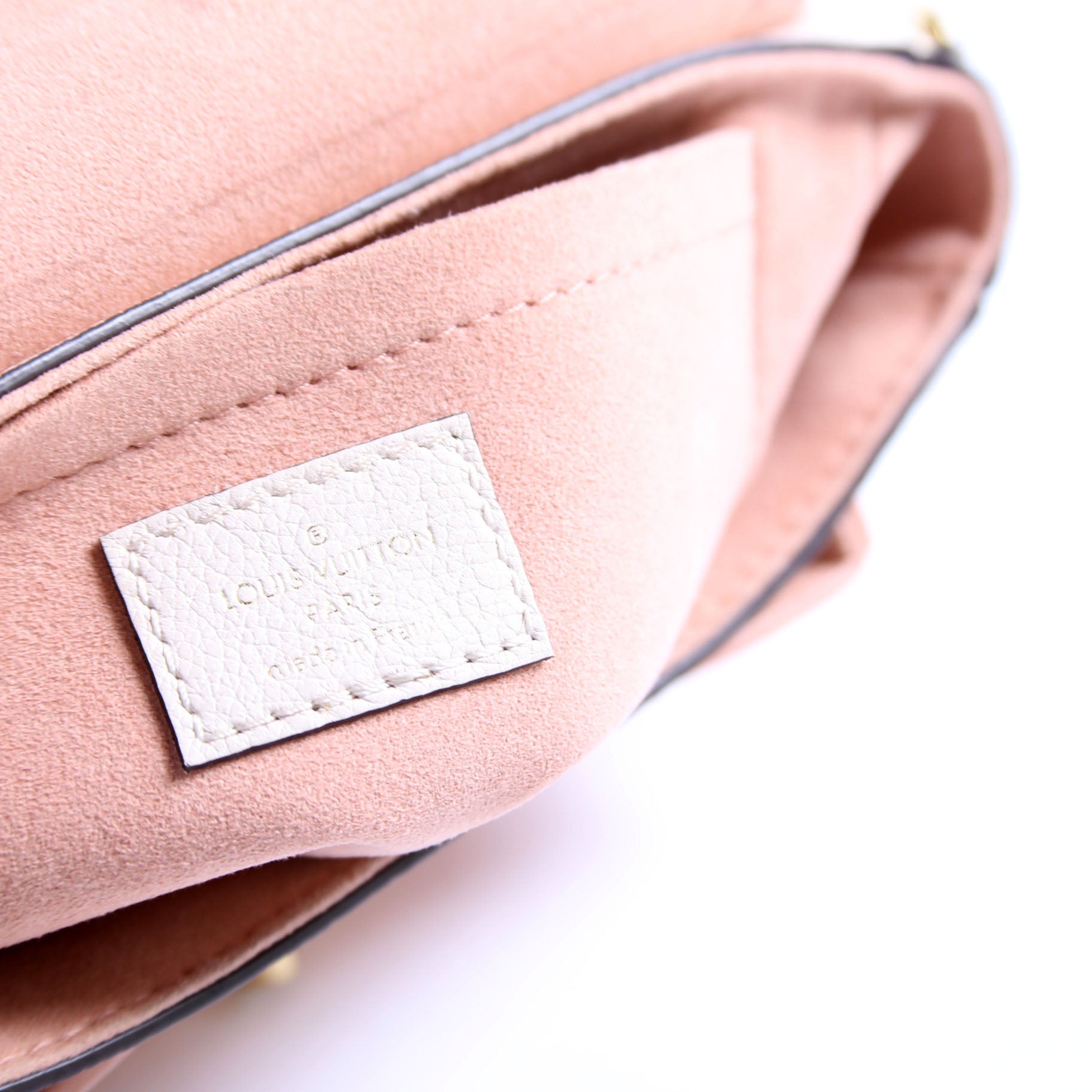 Louis Vuitton LockMe Tender Supple Calfskin Cream/Pink