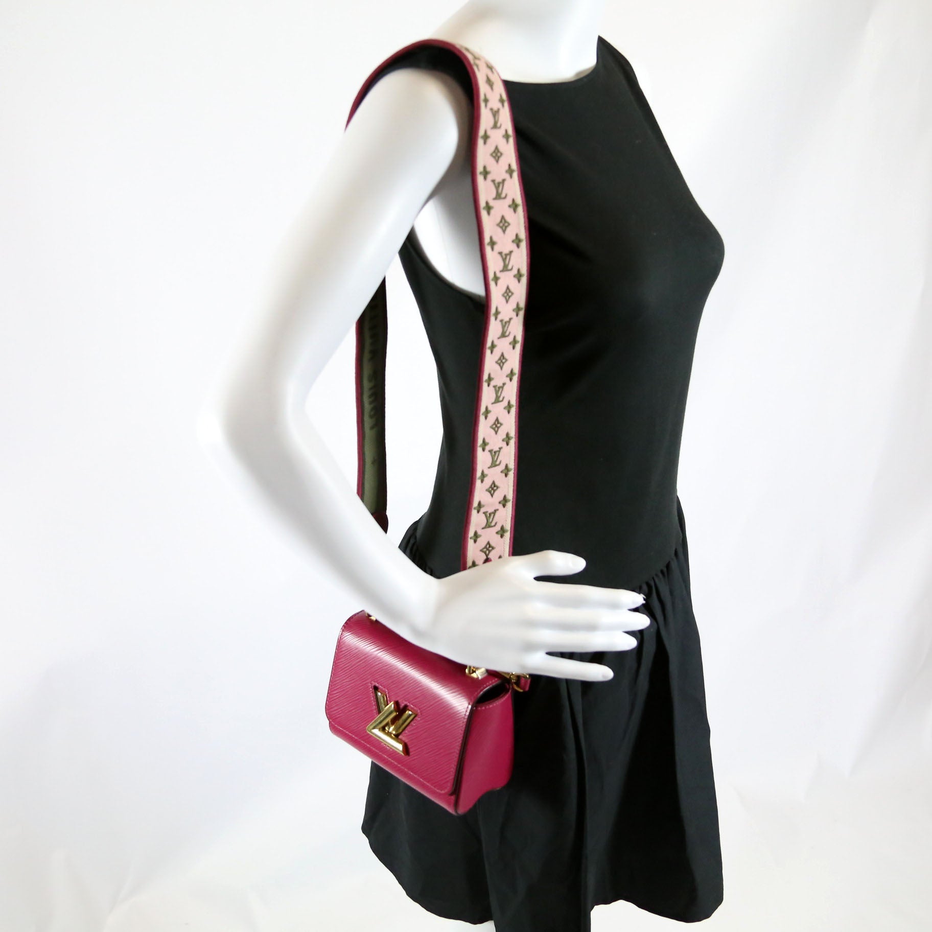 Louis Vuitton Twist Top Handle Mini Epi Berry/Green